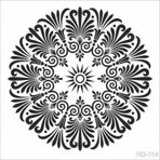 Cadence Home Decor HD-114 Stencil 45x45 cm Boyama Şablonu