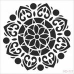 Cadence Home Decor HD-117 Stencil 45x45 cm Boyama Şablonu