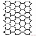 Cadence Home Decor HD-130 Stencil 45x45 cm Boyama Şablonu