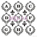 Cadence Home Decor HD-14 Stencil 45x45 cm Boyama Şablonu