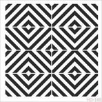 Cadence Home Decor HD-146 Stencil 45x45 cm Boyama Şablonu