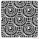 Cadence Home Decor HD-172 Stencil 45x45 cm Boyama Şablonu
