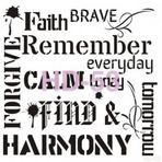 Cadence Home Decor HD-53 Stencil 45x45 cm Boyama Şablonu
