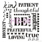 Cadence Home Decor HD-56 Stencil 45x45 cm Boyama Şablonu