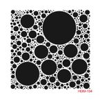 Cadence Home Decor HDM-104 Midi Stencil 25x25 cm Boyama Şablonu