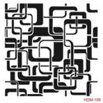 Cadence Home Decor HDM-105 Midi Stencil 25x25 cm Boyama Şablonu
