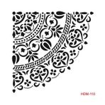 Cadence Home Decor HDM-110 Midi Stencil 25x25 cm Boyama Şablonu