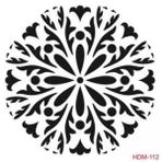 Cadence Home Decor HDM-112 Midi Stencil 25x25 cm Boyama Şablonu