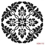Cadence Home Decor HDM-113 Midi Stencil 25x25 cm Boyama Şablonu
