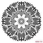 Cadence Home Decor HDM-114 Midi Stencil 25x25 cm Boyama Şablonu