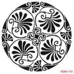 Cadence Home Decor HDM-115 Midi Stencil 25x25 cm Boyama Şablonu