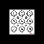 Cadence Home Decor HDM-12 Midi Stencil 25x25 cm Boyama Şablonu