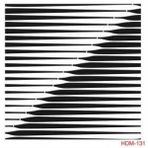 Cadence Home Decor HDM-131 Midi Stencil 25x25 cm Boyama Şablonu