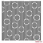 Cadence Home Decor HDM-141 Midi Stencil 25x25 cm Boyama Şablonu