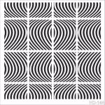 Cadence Home Decor HDM-144 Midi Stencil 25x25 cm Boyama Şablonu