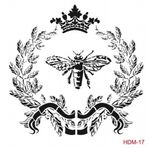 Cadence Home Decor HDM-17 Midi Stencil 25x25 cm Boyama Şablonu