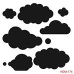 Cadence Home Decor HDM-174 Midi Stencil 25x25 cm Boyama Şablonu