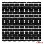 Cadence Home Decor HDM-175 Midi Stencil 25x25 cm Boyama Şablonu