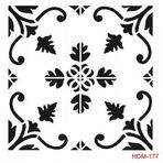 Cadence Home Decor HDM-177 Midi Stencil 25x25 cm Boyama Şablonu