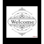 Cadence Home Decor HDM-43 Midi Stencil 25x25 cm Boyama Şablonu