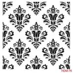Cadence Home Decor HDM-76 Midi Stencil 25x25 cm Boyama Şablonu