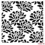 Cadence Home Decor HDM-78 Midi Stencil 25x25 cm Boyama Şablonu