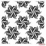 Cadence Home Decor HDM-81 Midi Stencil 25x25 cm Boyama Şablonu