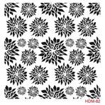 Cadence Home Decor HDM-82 Midi Stencil 25x25 cm Boyama Şablonu
