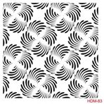 Cadence Home Decor HDM-83 Midi Stencil 25x25 cm Boyama Şablonu