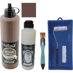 Cadence Hybrid Multisurface Mobilya Boyası H-016 Sıcakkahve 500ml ve Parlak Vernik 250ml