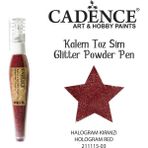 Cadence Kalem Toz Sim 21111503 Holo Gram Kırmızı 10 gr
