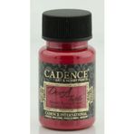 Cadence Kırmızı Dora Metalik 50ml Kumaş Boyası