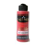 Cadence Kırmızı Su Bazlı 120 ml Ahşap Akrilik Boya