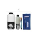 Cadence Mobilya boyası - Cadence Multisurface H-001 Beyaz 2 lt Ultimate Parlak Vernik 500ml Saten Rulo Set