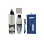 Cadence Mobilya Boyası-Cadence Multisurface H-063 Vizon Gri 500Ml Ultimate Vernik Mat 250Ml Saten Rulo Set Vizon Gri Tek Ebat