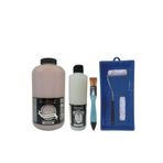 Cadence Mobilya Boyası-Cadence Multisurface H-085 Sisal 2Lt Ultimate Parlak Vernik 500Ml Saten Rulo Set Sisal Tek Ebat