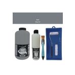 Cadence Mobilya Boyası-Cadence Multisurface H-090 Koyu Gri 2Lt Ultimate Parlak Vernik 500Ml Saten Rulo Set