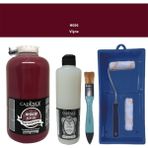 Cadence Mobilya Boyası H-056 Vişne Renk 2lt Multisurface Boya ve 500 ml Ultimate Parlak Vernik Seti