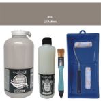 Cadence Mobilya Boyası H084 Çöl Kahvesi 2lt Multisurface Parlak Vernik 500 ml Saten Rulo Set