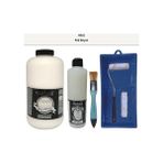 Cadence Mobilya Boyası - Multisurface H - 002 Pak Beyaz 2000 ml Ultimate Vernik Mat 500 ml Saten Rulo Set
