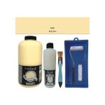 Cadence Mobilya Boyası - Multisurface H - 007 Açık Sarı 2000 ml Ultimate Vernik Mat 500 ml Saten Rulo Set