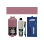 Cadence Mobilya Boyası - Multisurface H - 028 V Pembe 2lt Ultimate Parlak Vernik 500 ml Saten Rulo Set