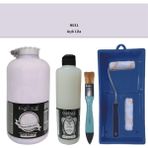 Cadence Mobilya Boyası - Multisurface H - 031 Açık Lila 2lt Ultimate Parlak Vernik 500 ml Saten Rulo Set