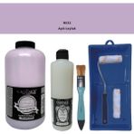 Cadence Mobilya Boyası - Multisurface H - 032 Açık Leylak 2lt Ultimate Parlak Vernik 500 ml Saten Rulo Set