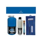 Cadence Mobilya Boyası - Multisurface H - 037 R mavi 2lt Ultimate Parlak Vernik 500 ml Saten Rulo Set