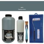 Cadence Mobilya Boyası - Multisurface H - 042 Napolyon Mavi 2lt Ultimate Parlak Vernik 500 ml Saten Rulo Set