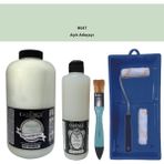 Cadence Mobilya Boyası - Multisurface H - 047 Açık Adaçayı 2lt Ultimate Parlak Vernik 500 ml Saten Rulo Set