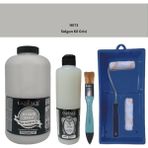 Cadence Mobilya Boyası - Multisurface H - 073 Solgun Kil gr isi 2000 ml Ultimate Vernik Mat 500 ml Saten Rulo Set