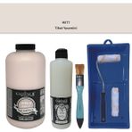 Cadence Mobilya Boyası - Multisurface H - 077 Tibet Yasemini 2lt Ultimate Parlak Vernik 500 ml Saten Rulo Set