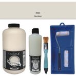 Cadence Mobilya Boyası - Multisurface H - 080 Kumtaşı 2000 ml Ultimate Vernik Mat 500 ml Saten Rulo Set
